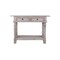 Contemporary Home Living Wooden Console Table with 2-Drawers - 47" - Beige